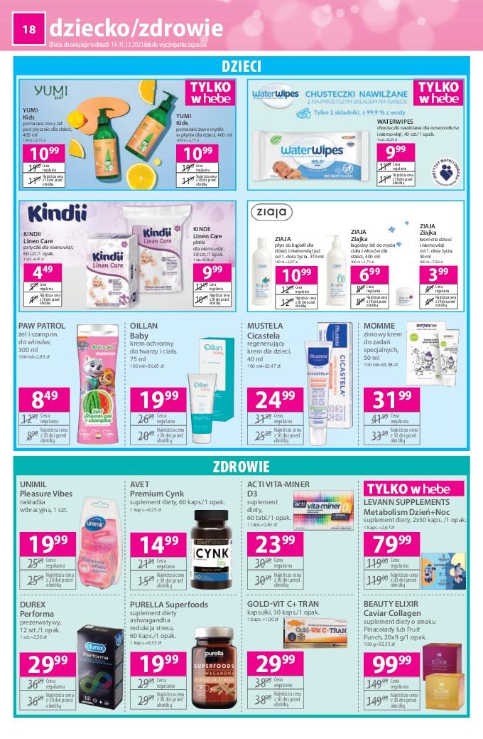 Gazetka promocyjna Hebe str. 18