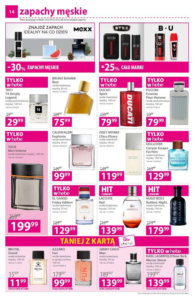 Gazetka promocyjna Hebe str. 14