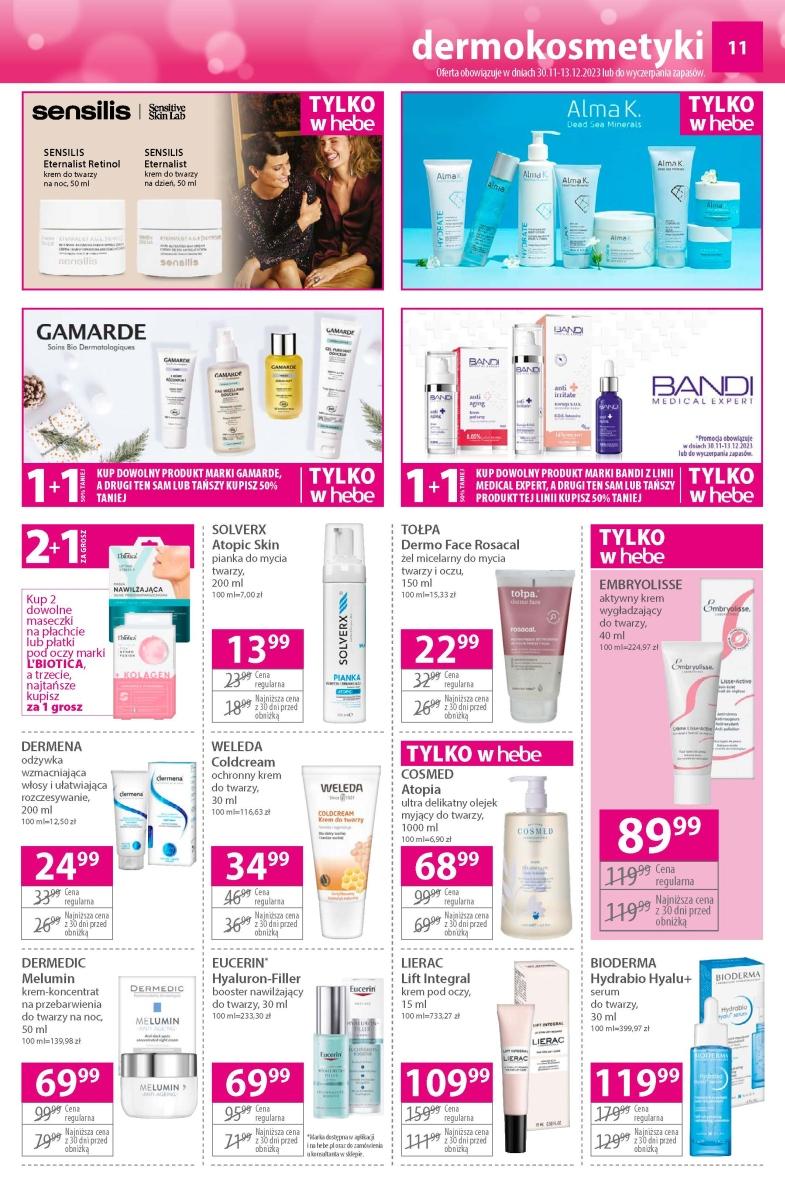 Gazetka promocyjna Hebe str. 11