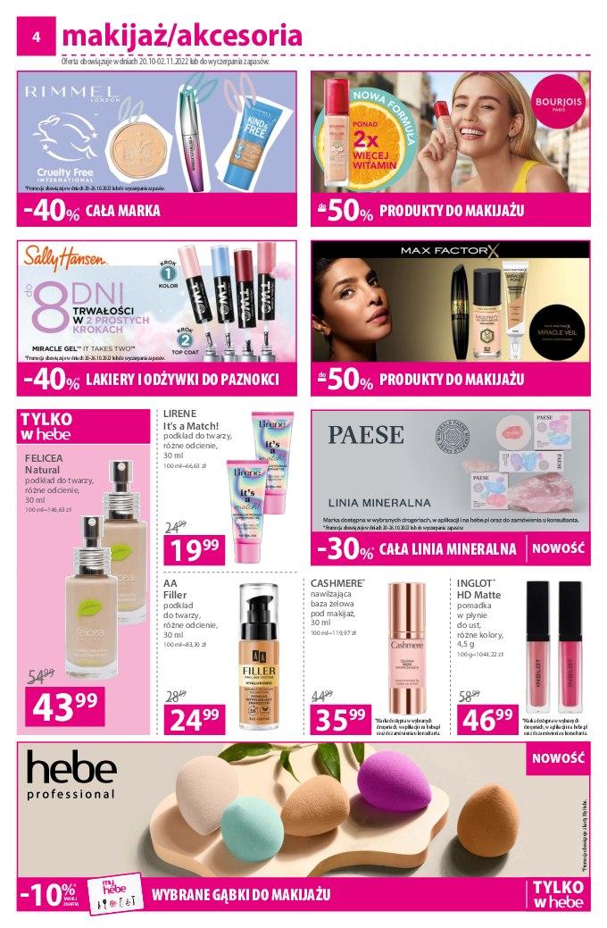 Gazetka promocyjna Hebe str. 4