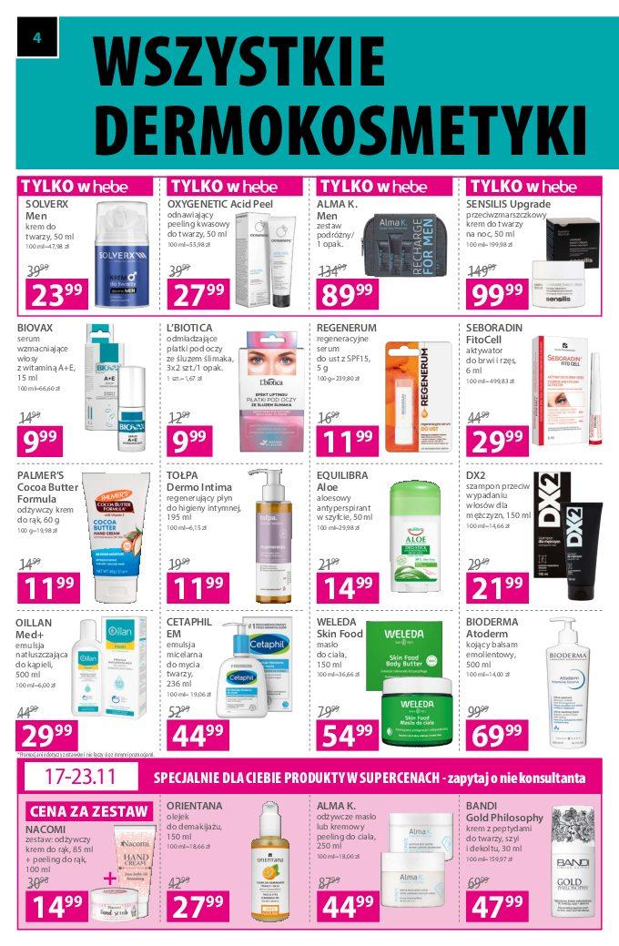 Gazetka promocyjna Hebe str. 4