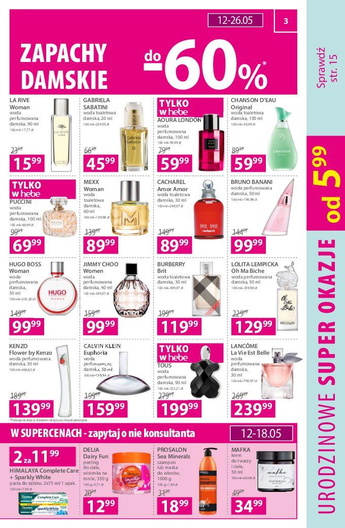 Gazetka promocyjna Hebe str. 3