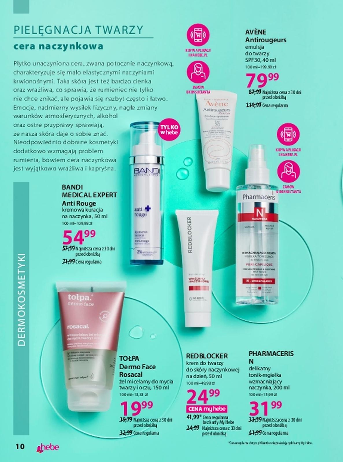 Gazetka promocyjna Hebe str. 10