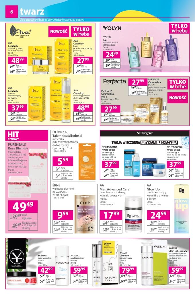 Gazetka promocyjna Hebe str. 6