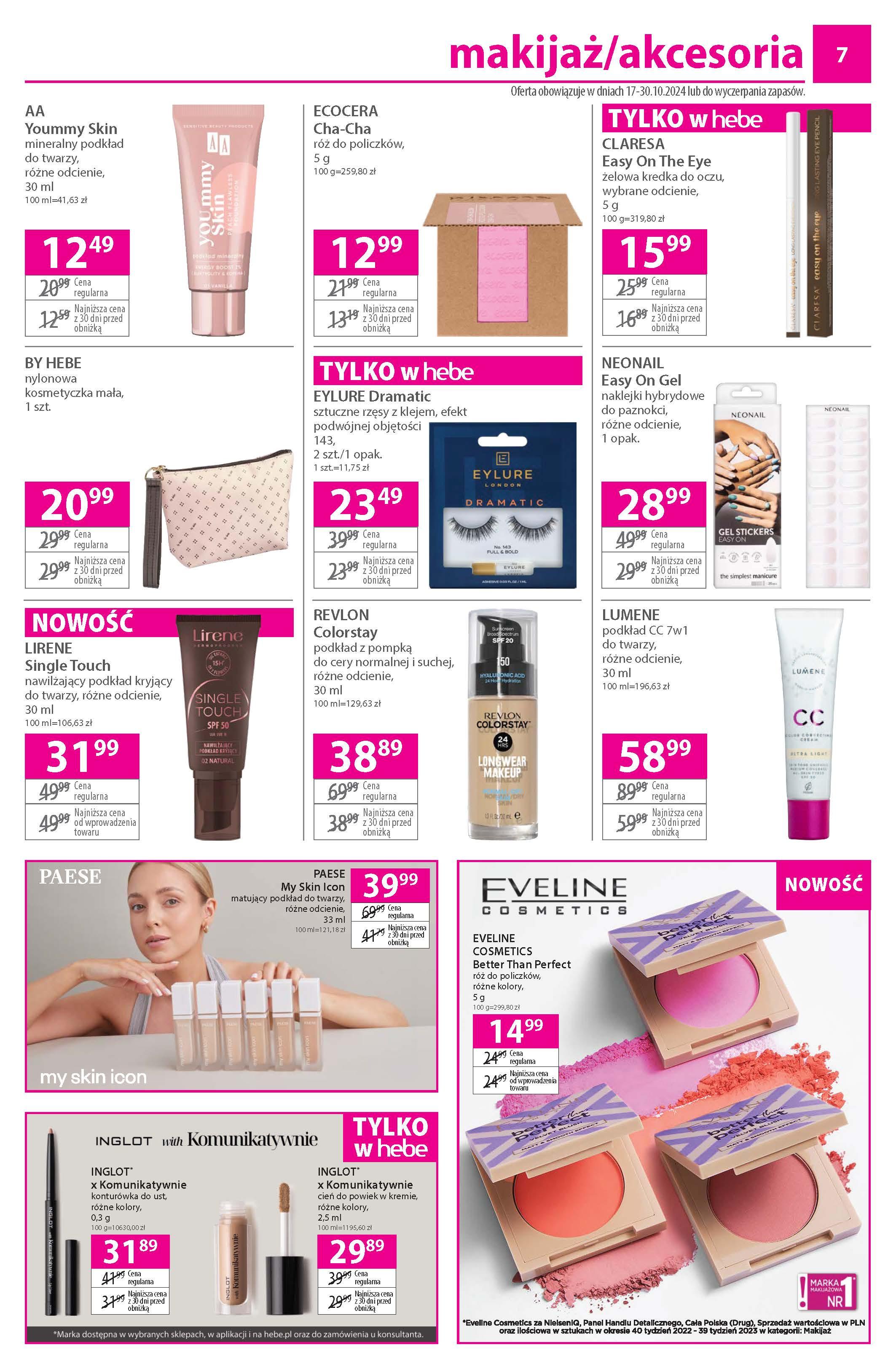 Gazetka promocyjna Hebe str. 7