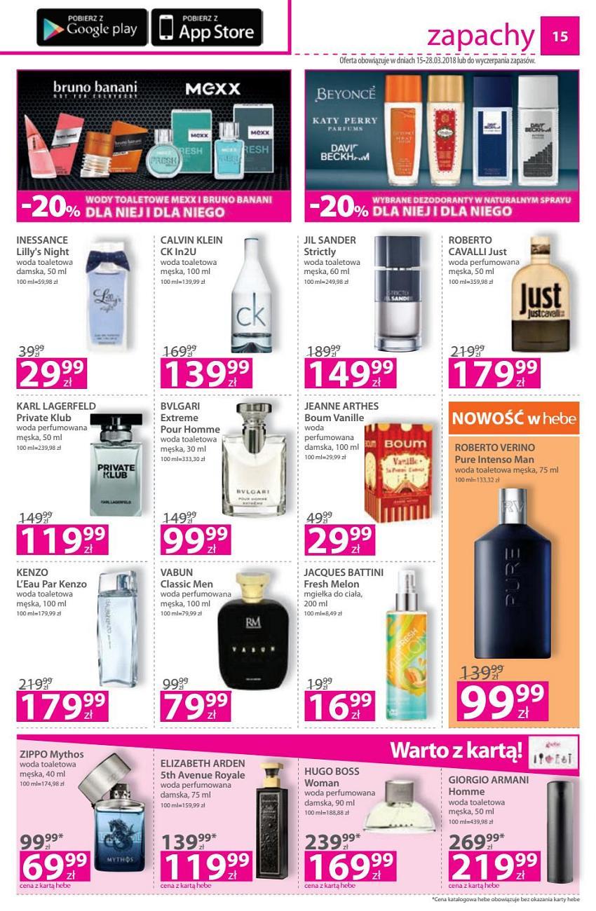 Gazetka promocyjna Hebe str. 15