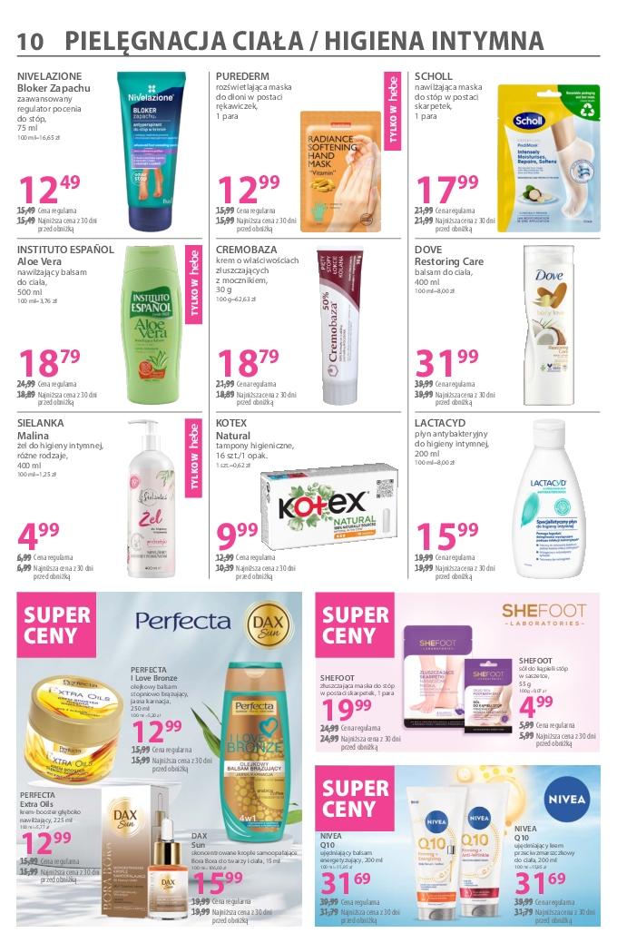 Gazetka promocyjna Hebe str. 10