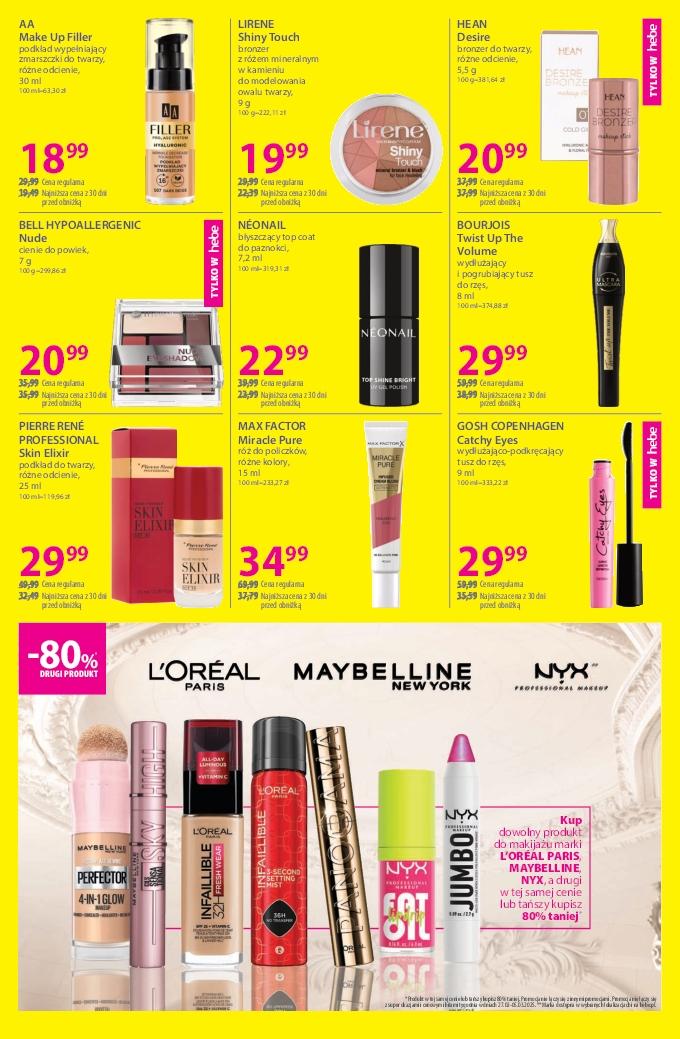 Gazetka promocyjna Hebe str. 7