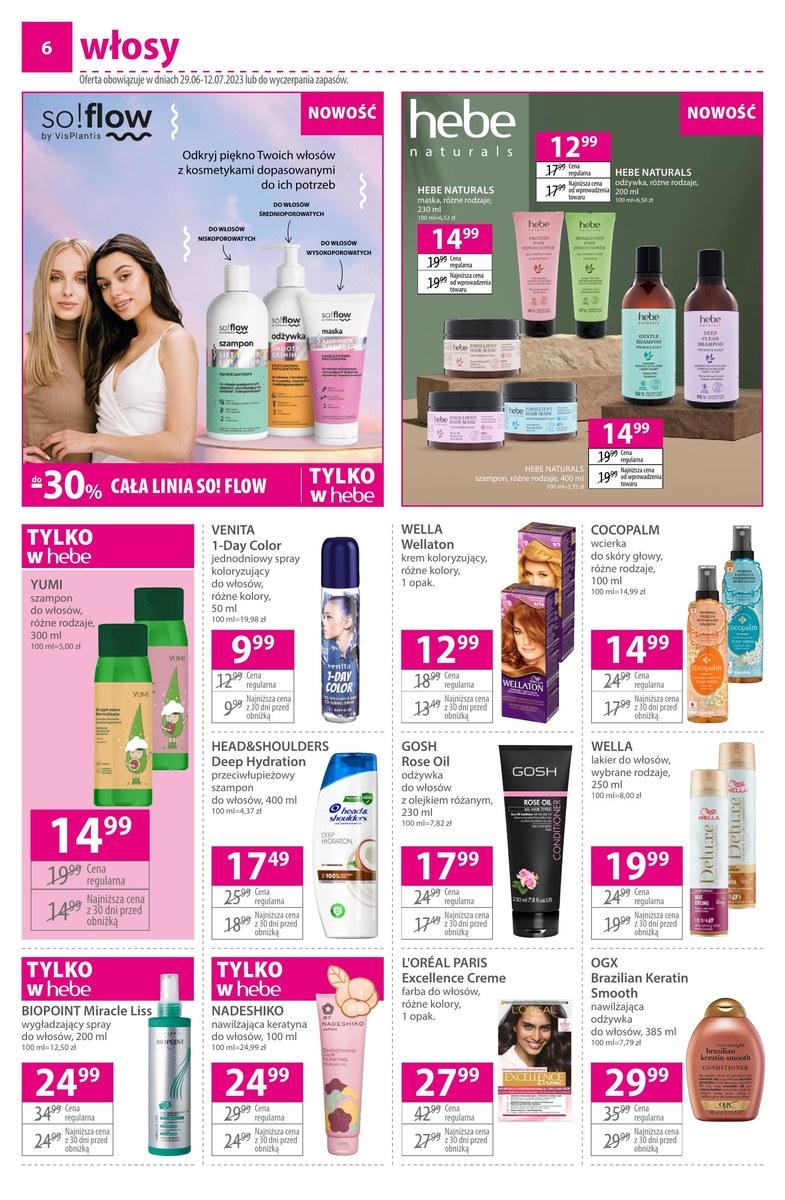 Gazetka promocyjna Hebe str. 6