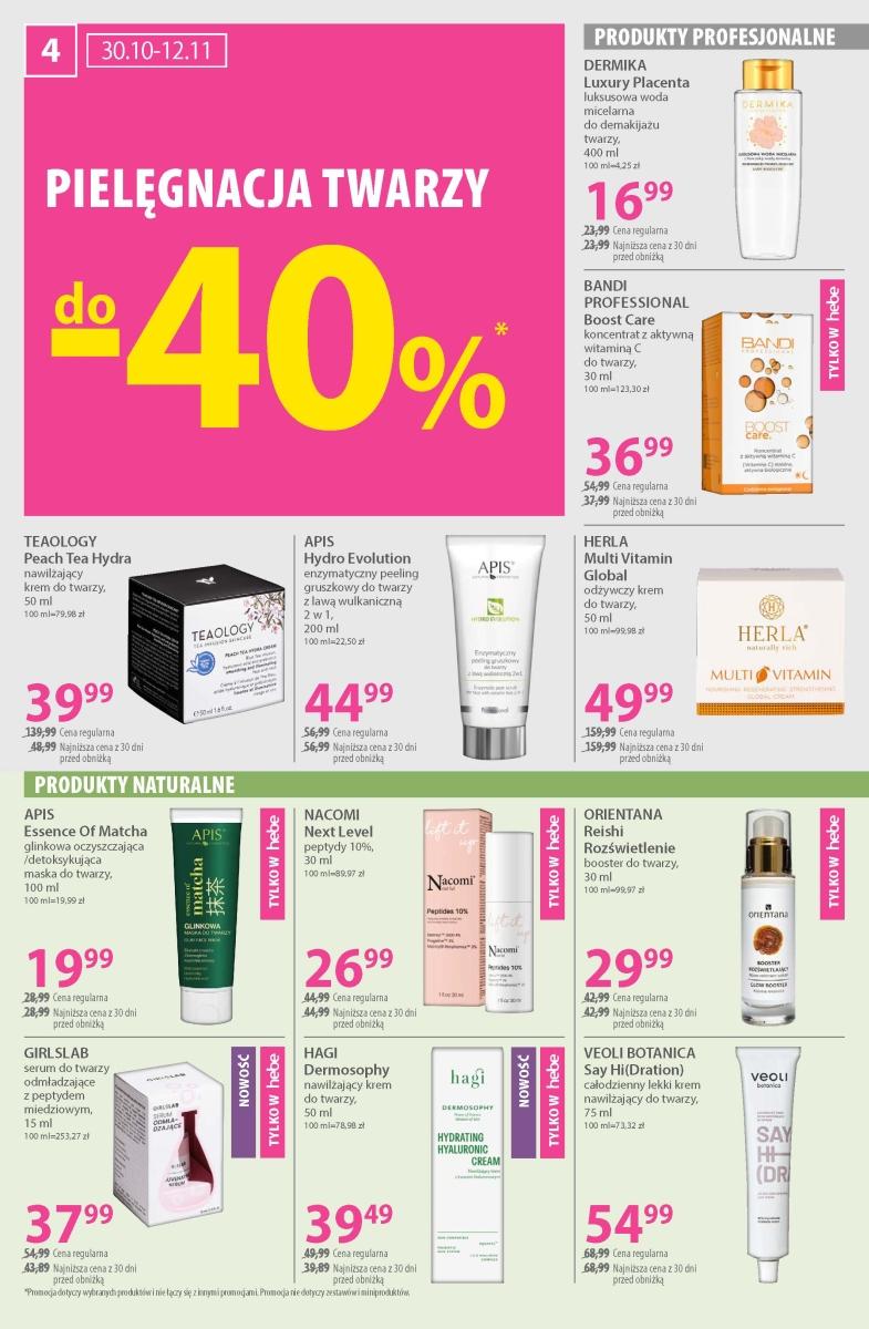 Gazetka promocyjna Hebe str. 4