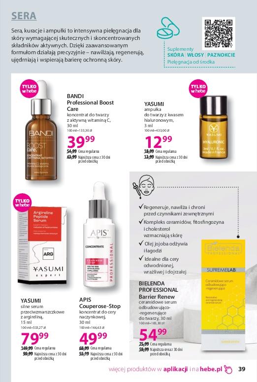 Gazetka promocyjna Hebe str. 39