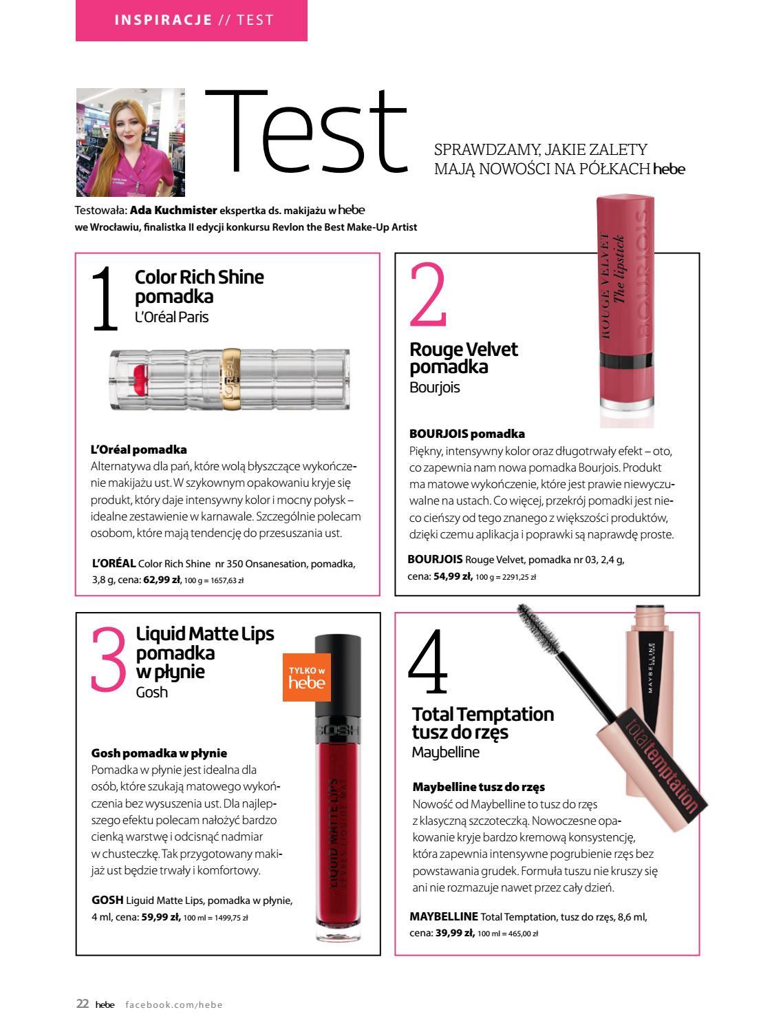 Gazetka promocyjna Hebe str. 22