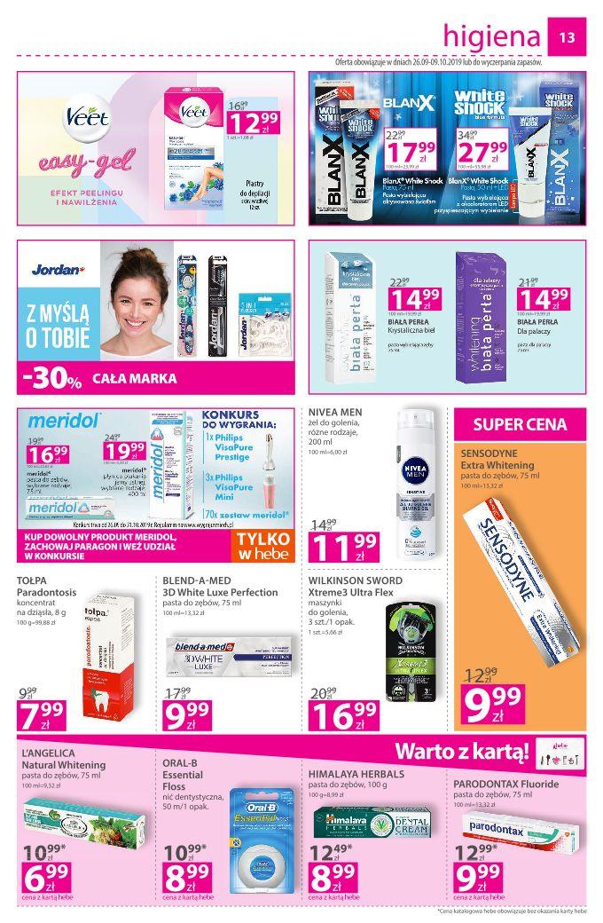Gazetka promocyjna Hebe str. 13