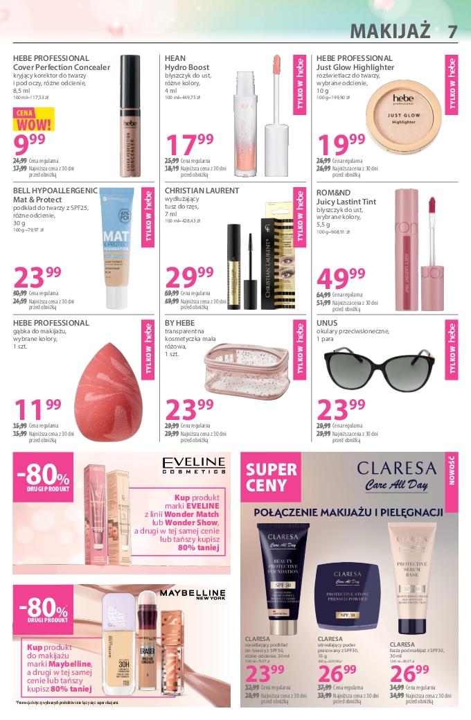 Gazetka promocyjna Hebe str. 7
