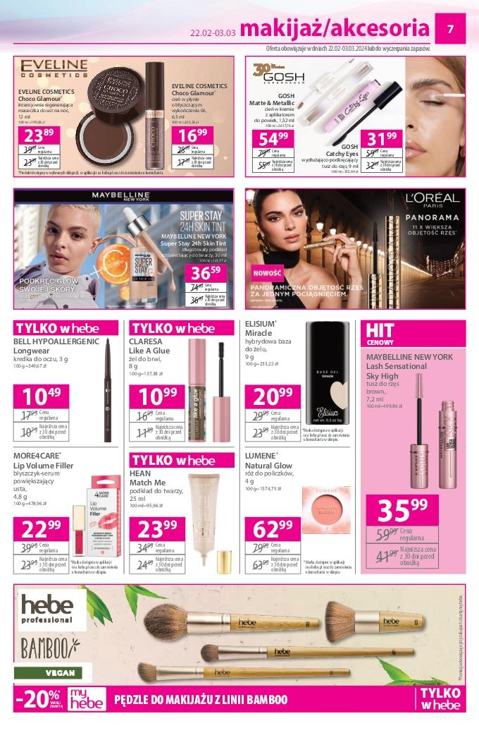 Gazetka promocyjna Hebe str. 7