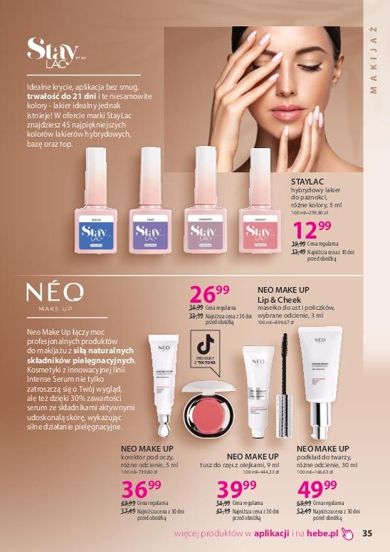 Gazetka promocyjna Hebe str. 35
