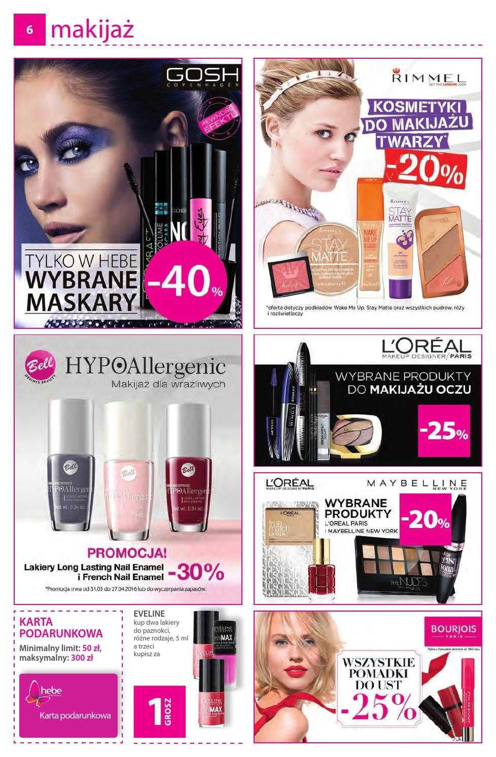 Gazetka promocyjna Hebe str. 6