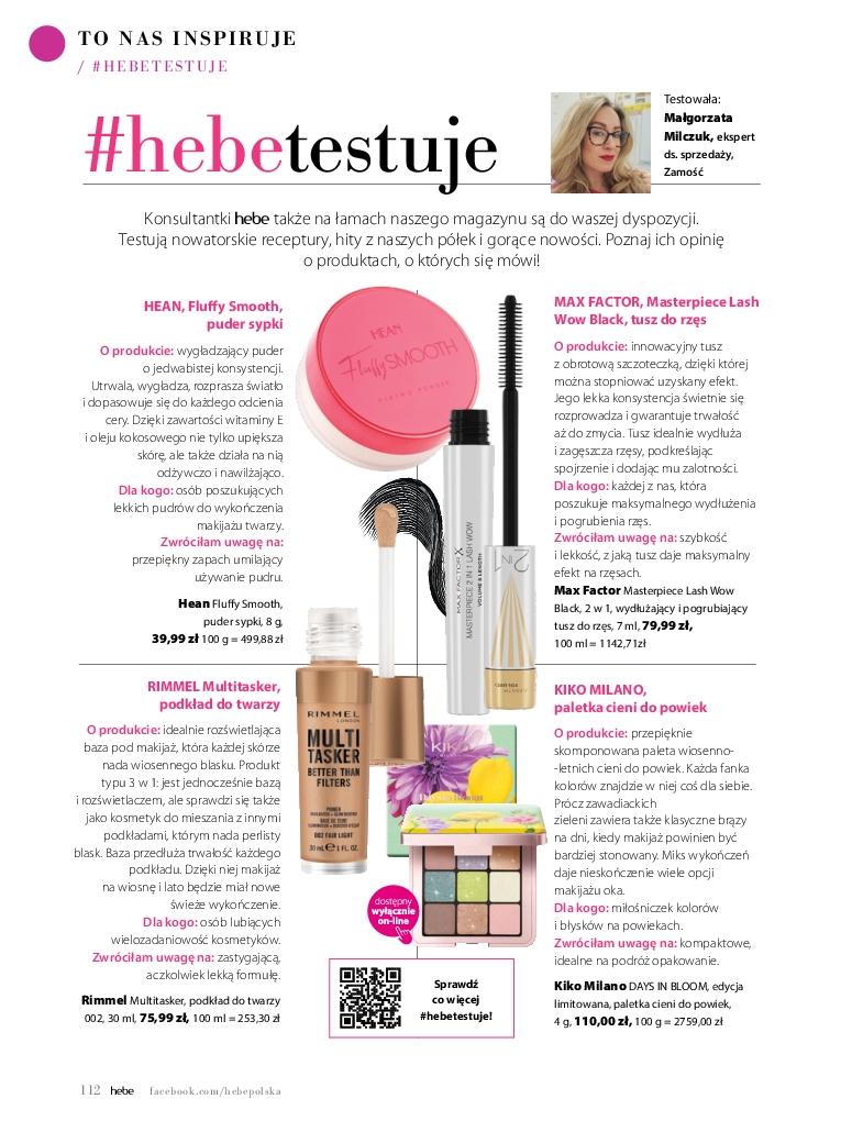 Gazetka promocyjna Hebe str. 112