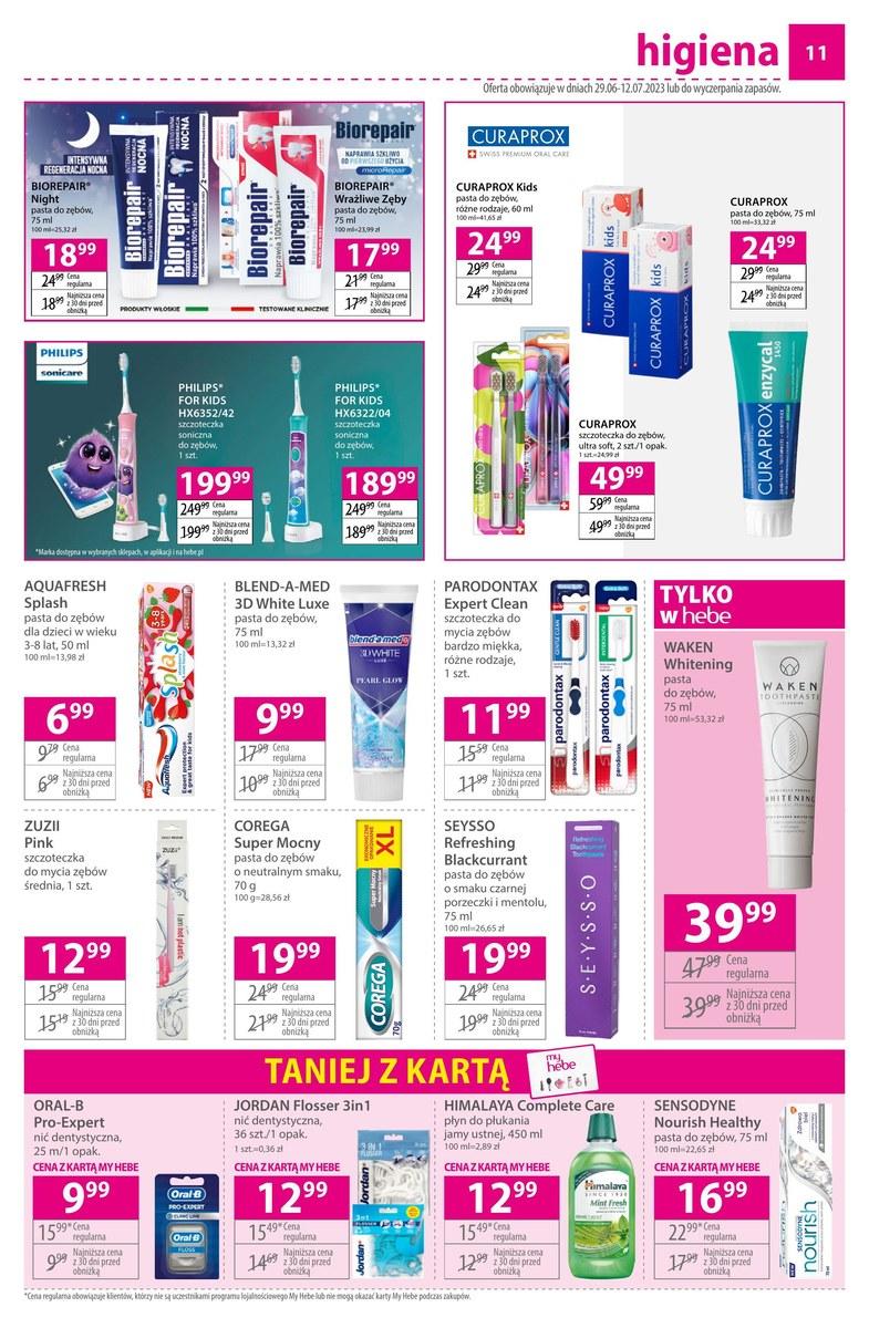 Gazetka promocyjna Hebe str. 11