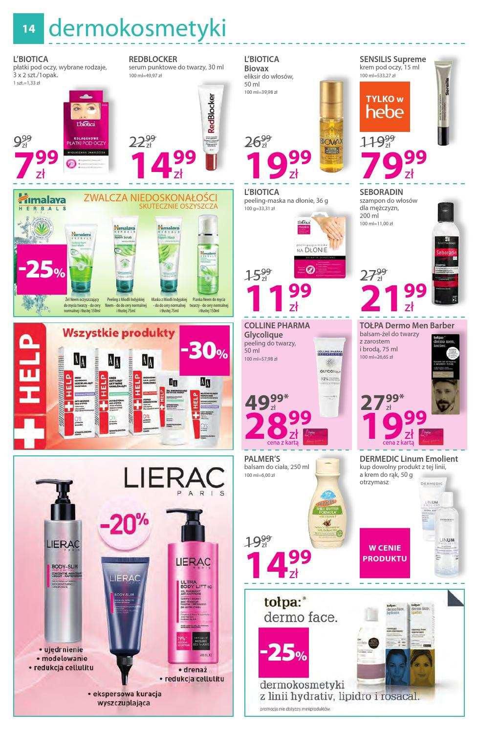 Gazetka promocyjna Hebe str. 14