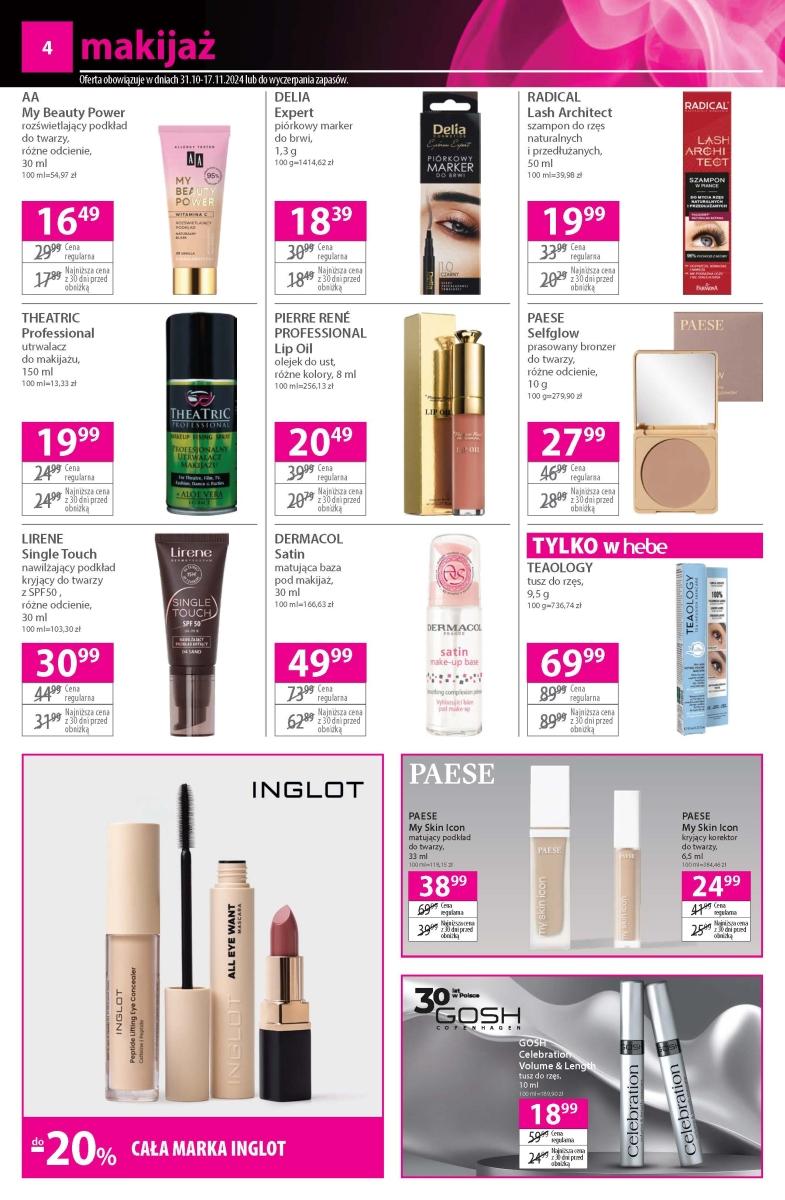 Gazetka promocyjna Hebe str. 4