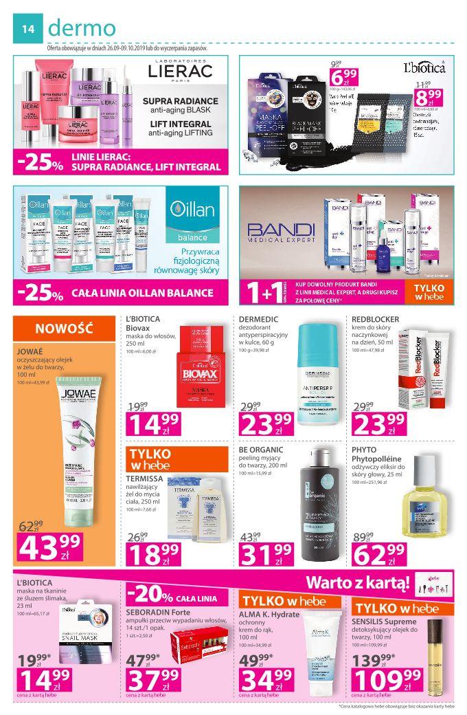 Gazetka promocyjna Hebe str. 14