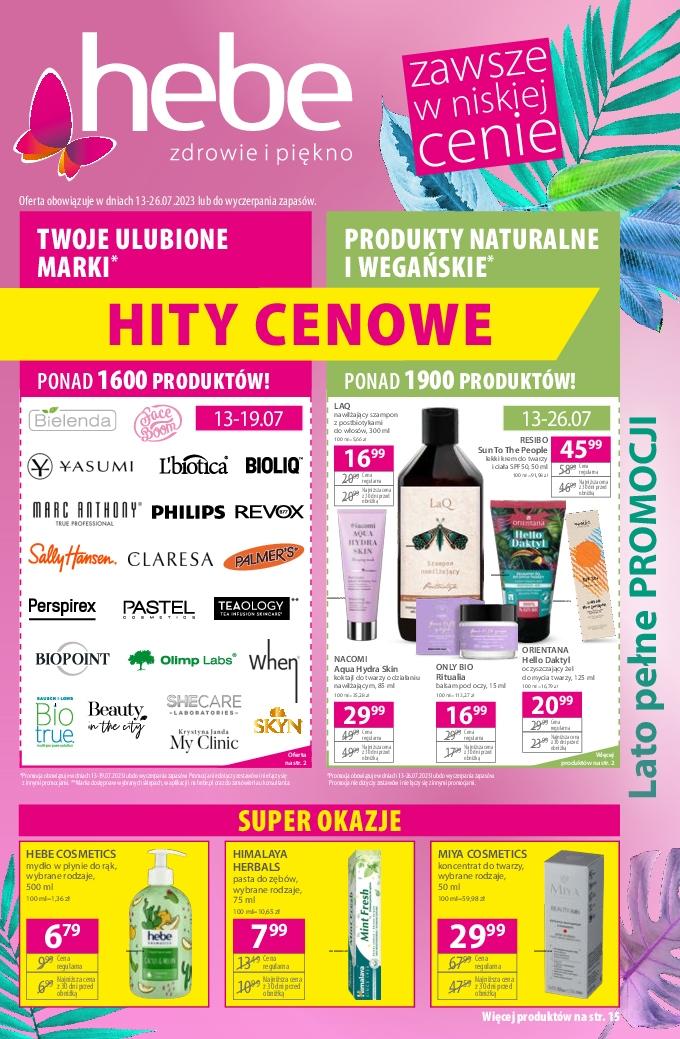 Gazetka promocyjna Hebe str. 1