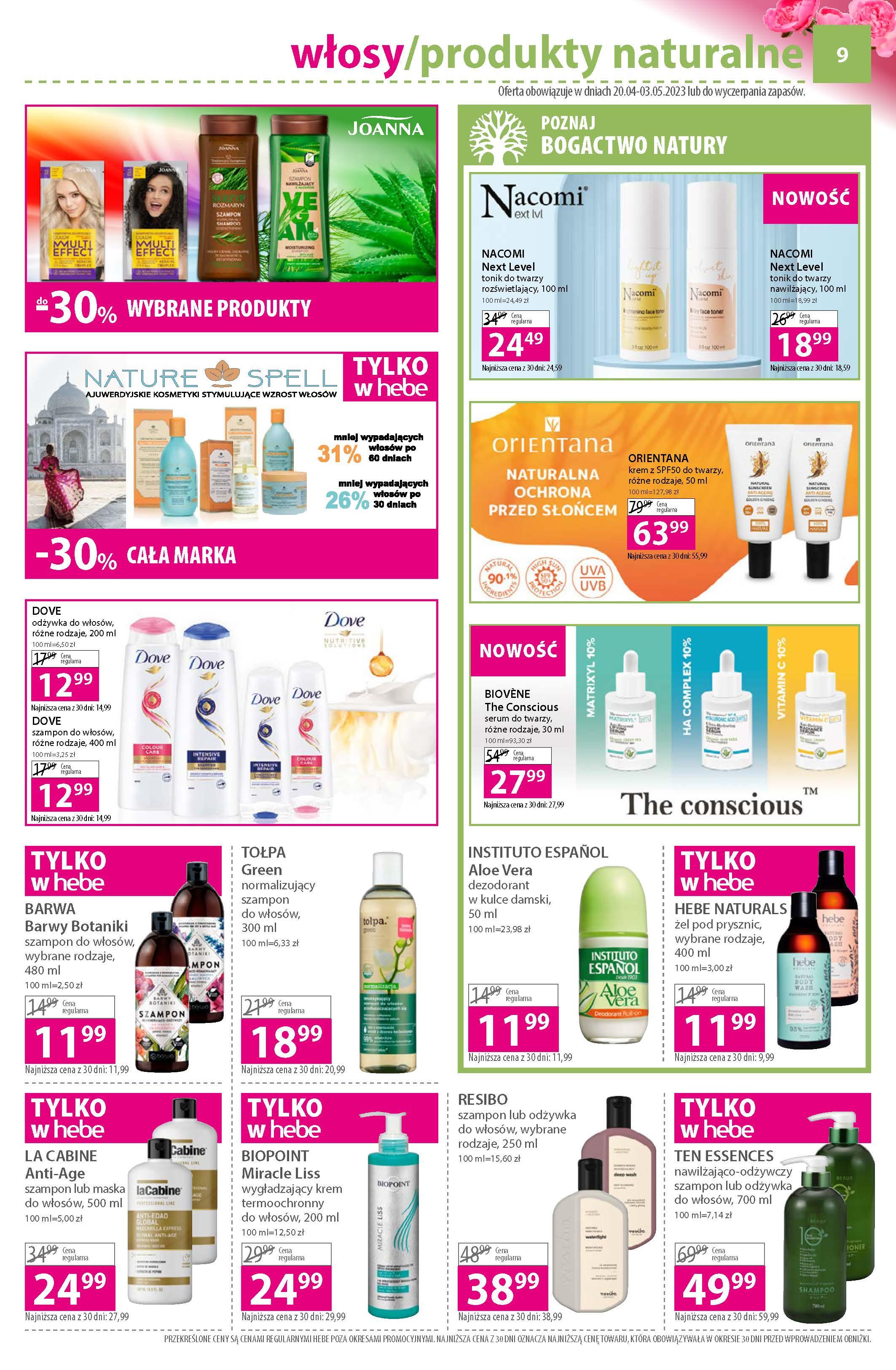 Gazetka promocyjna Hebe str. 9