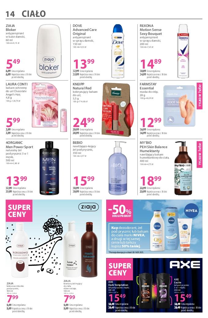 Gazetka promocyjna Hebe str. 14