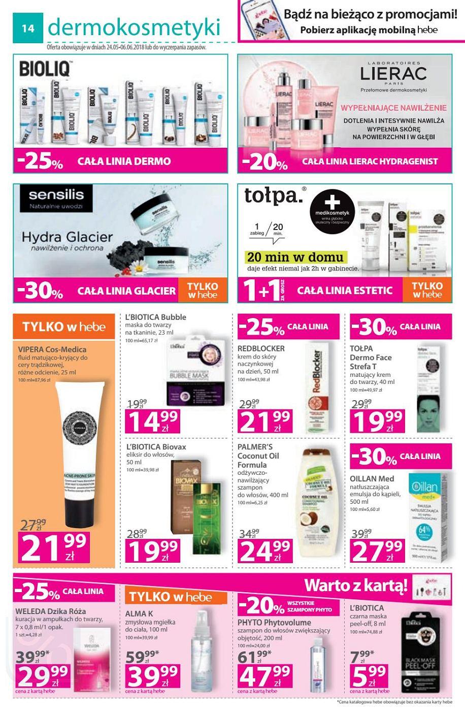 Gazetka promocyjna Hebe str. 14