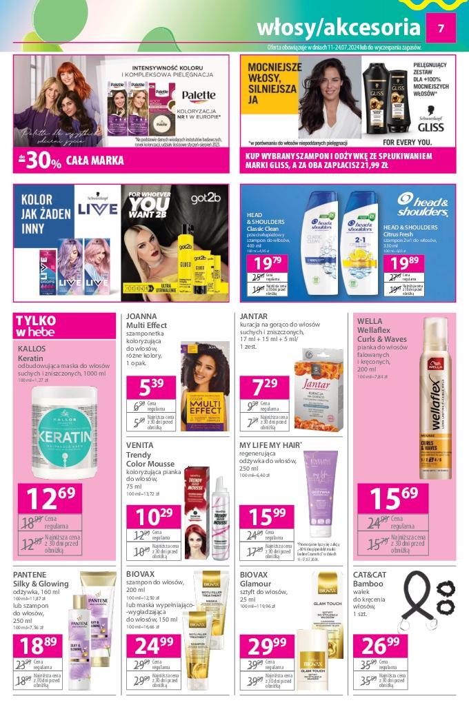 Gazetka promocyjna Hebe str. 7