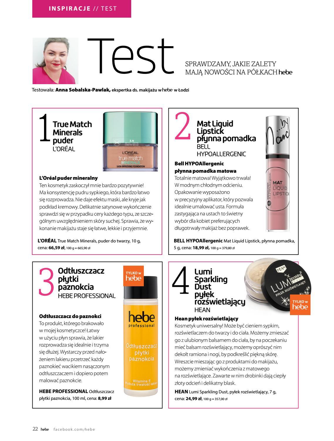 Gazetka promocyjna Hebe str. 22