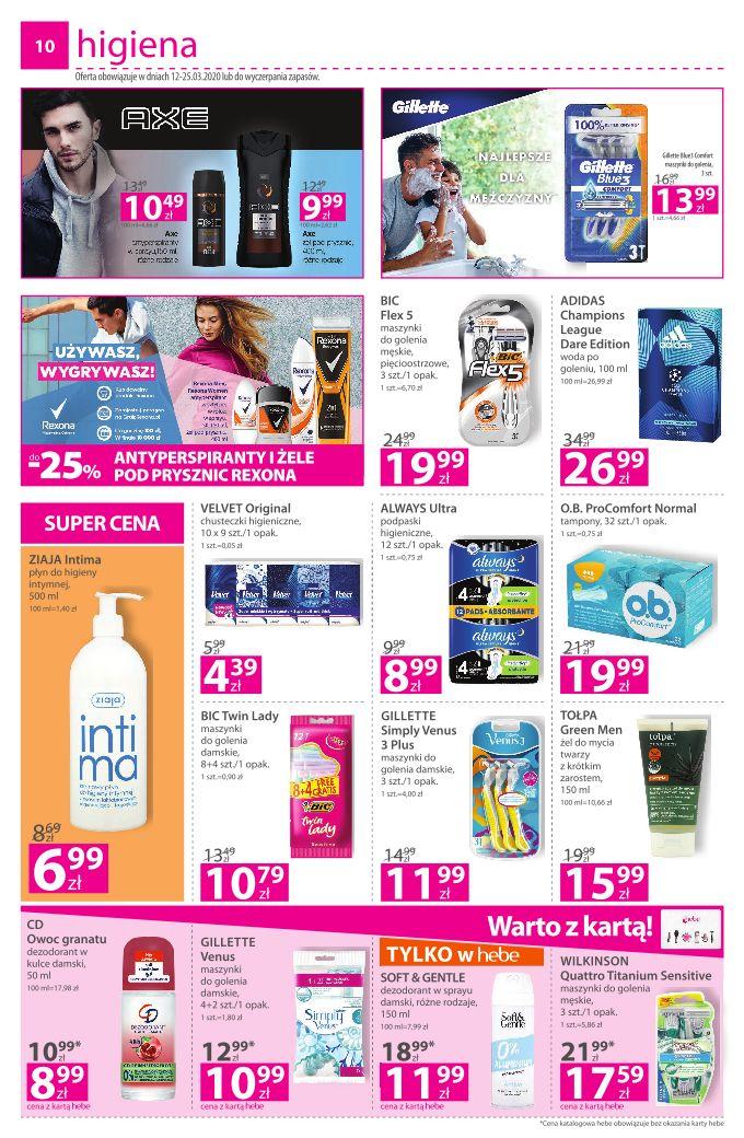 Gazetka promocyjna Hebe str. 10