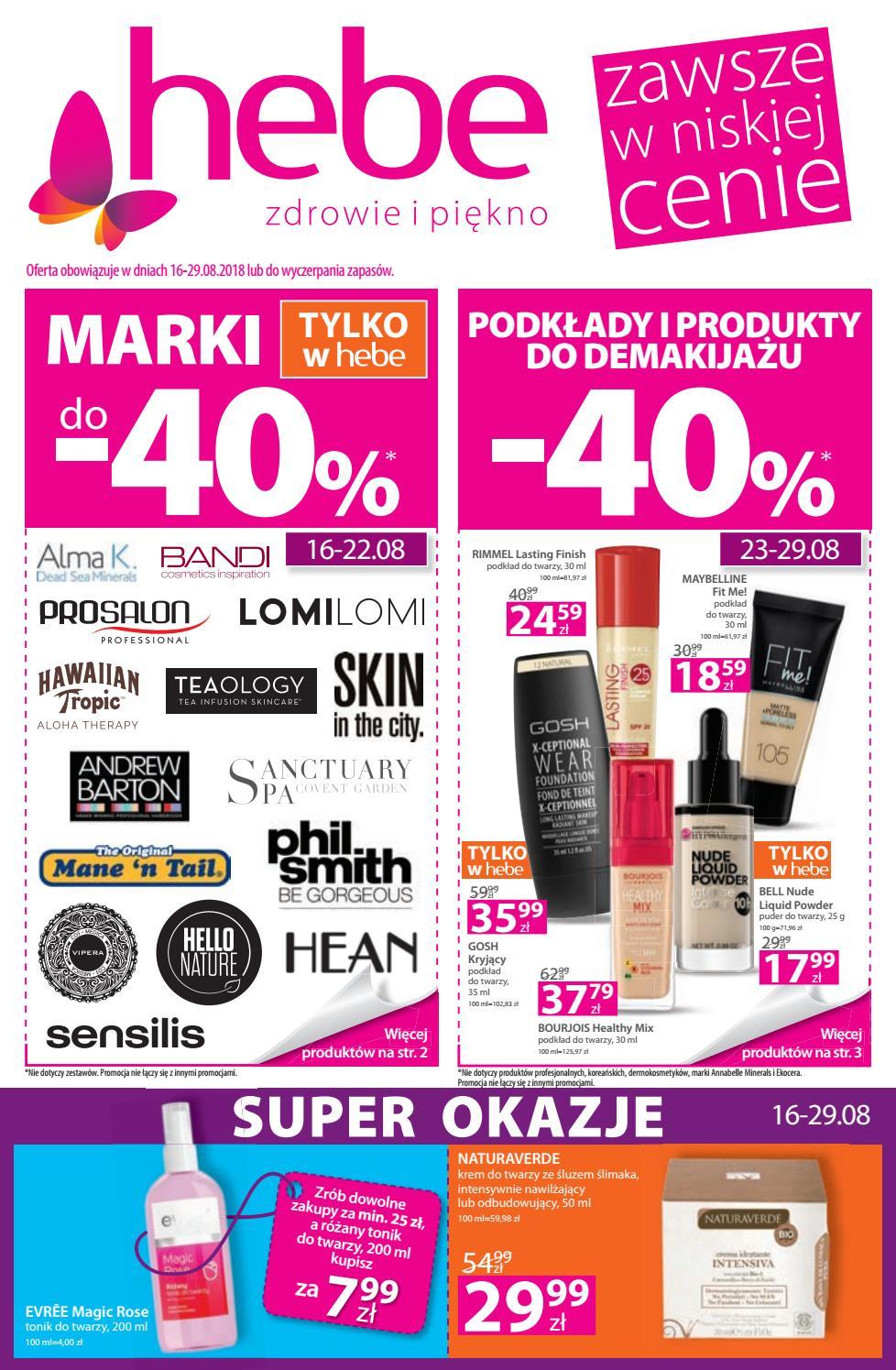 Gazetka promocyjna Hebe str. 1