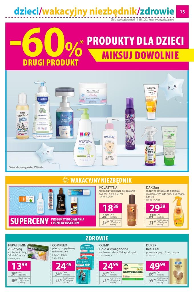 Gazetka promocyjna Hebe str. 13
