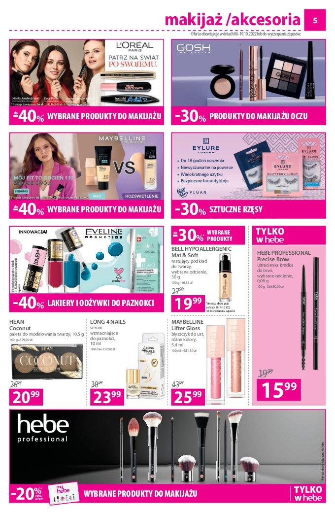 Gazetka promocyjna Hebe str. 5