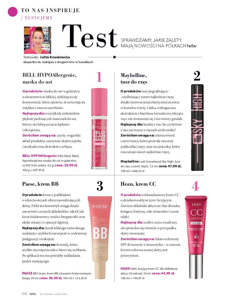 Gazetka promocyjna Hebe str. 104
