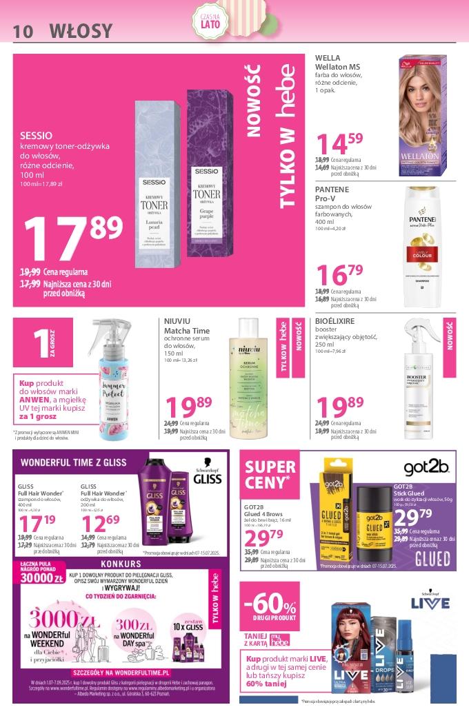 Gazetka promocyjna Hebe str. 10