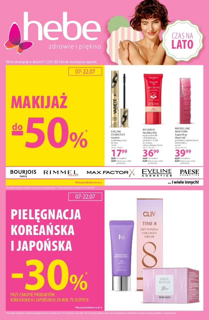 Gazetka promocyjna Hebe str. 1