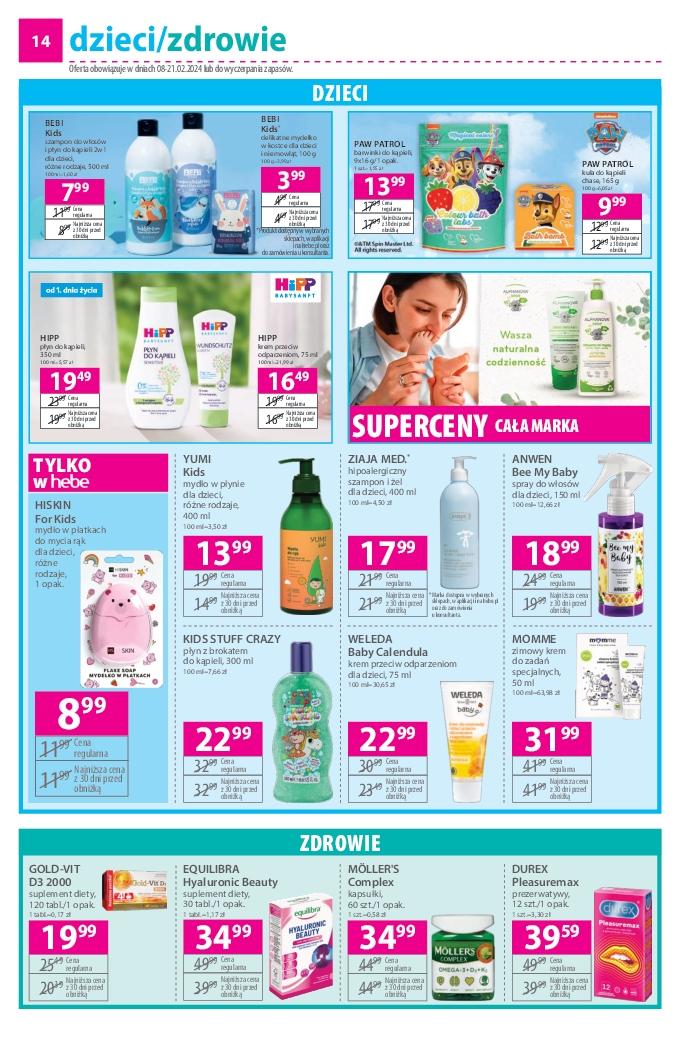 Gazetka promocyjna Hebe str. 14