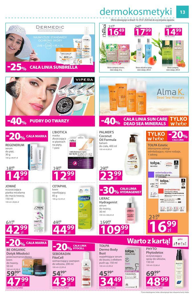 Gazetka promocyjna Hebe str. 13