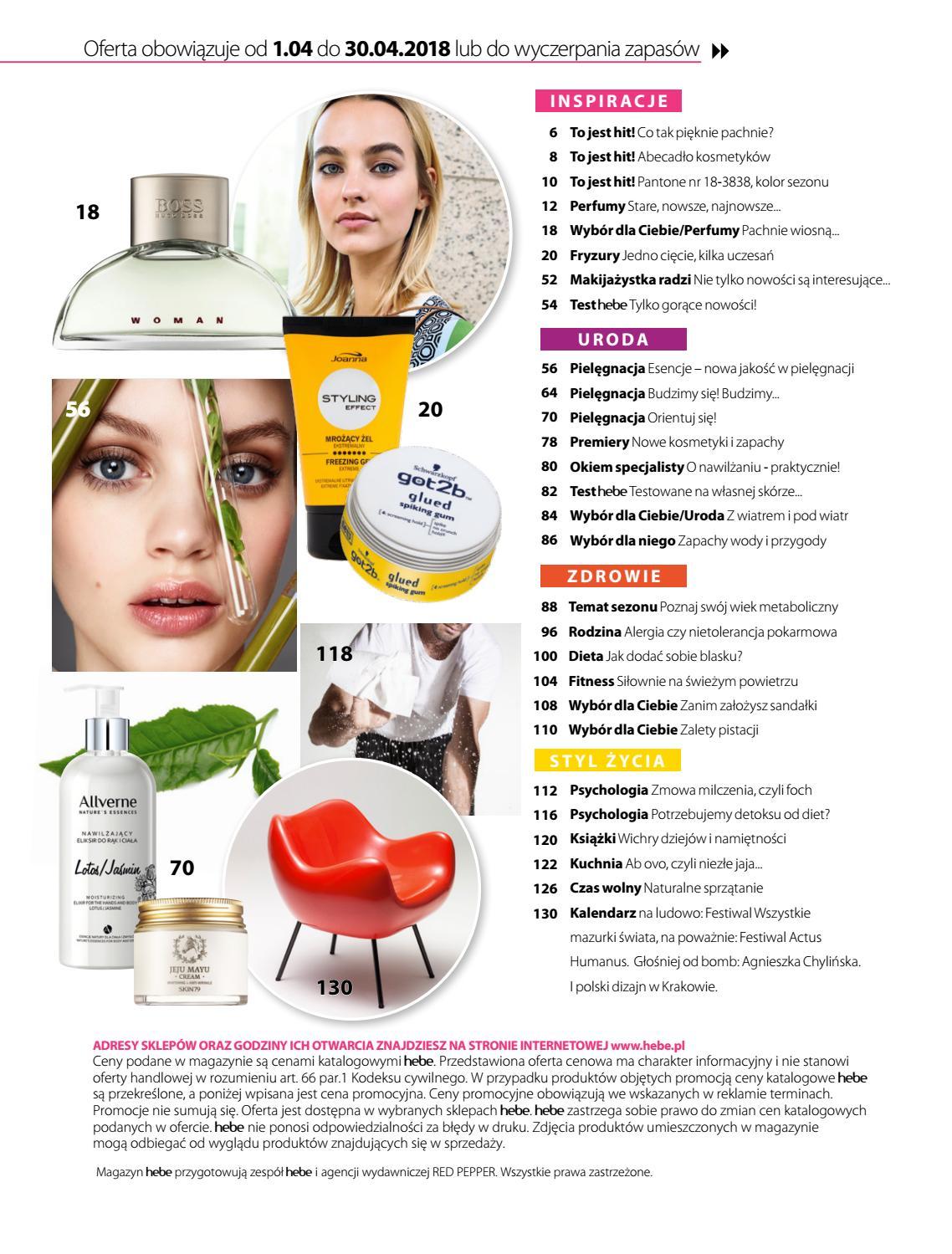 Gazetka promocyjna Hebe str. 4