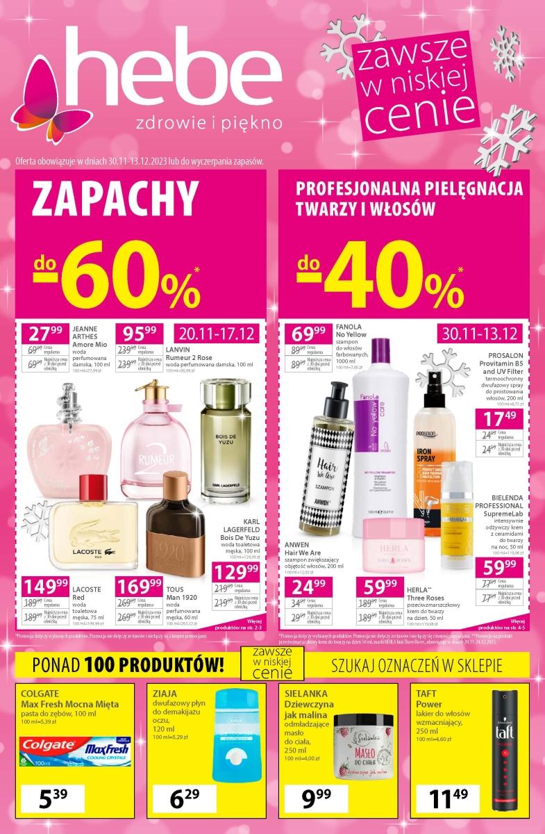 Gazetka promocyjna Hebe str. 1