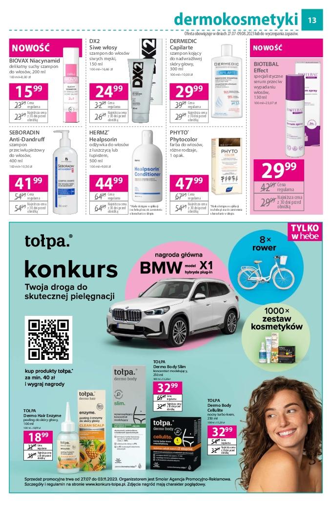 Gazetka promocyjna Hebe str. 13