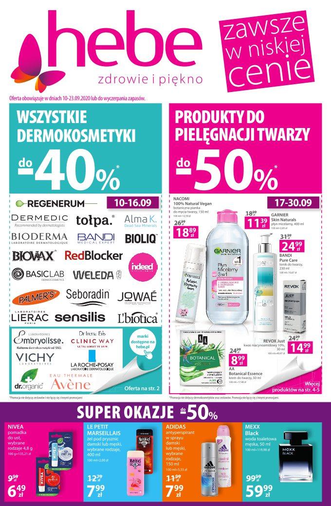 Gazetka promocyjna Hebe str. 1