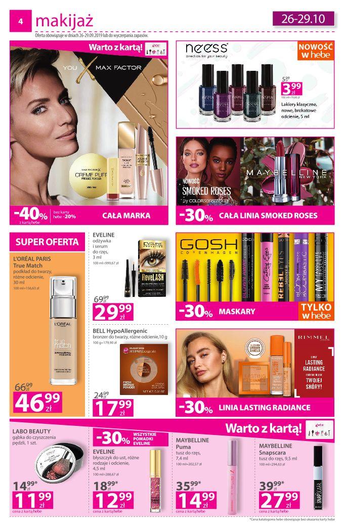 Gazetka promocyjna Hebe str. 4