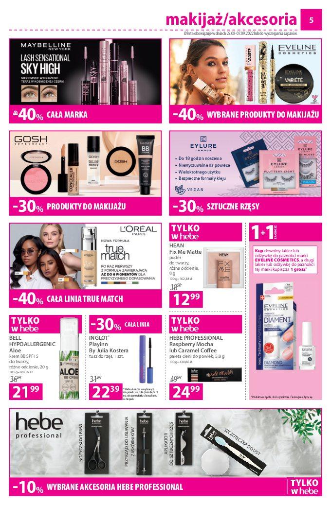 Gazetka promocyjna Hebe str. 5
