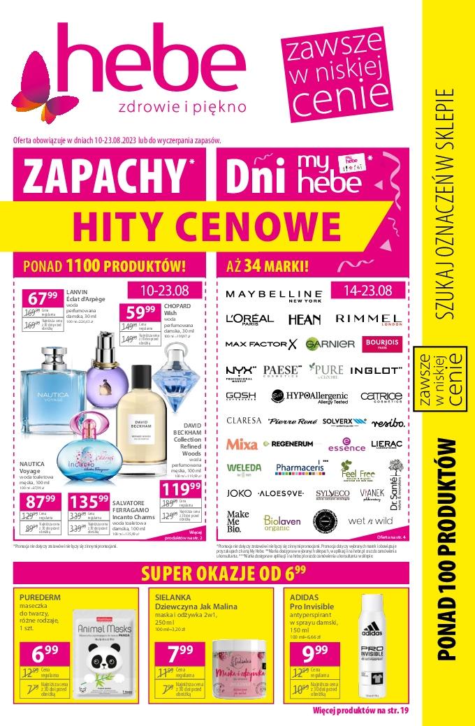 Gazetka promocyjna Hebe str. 1