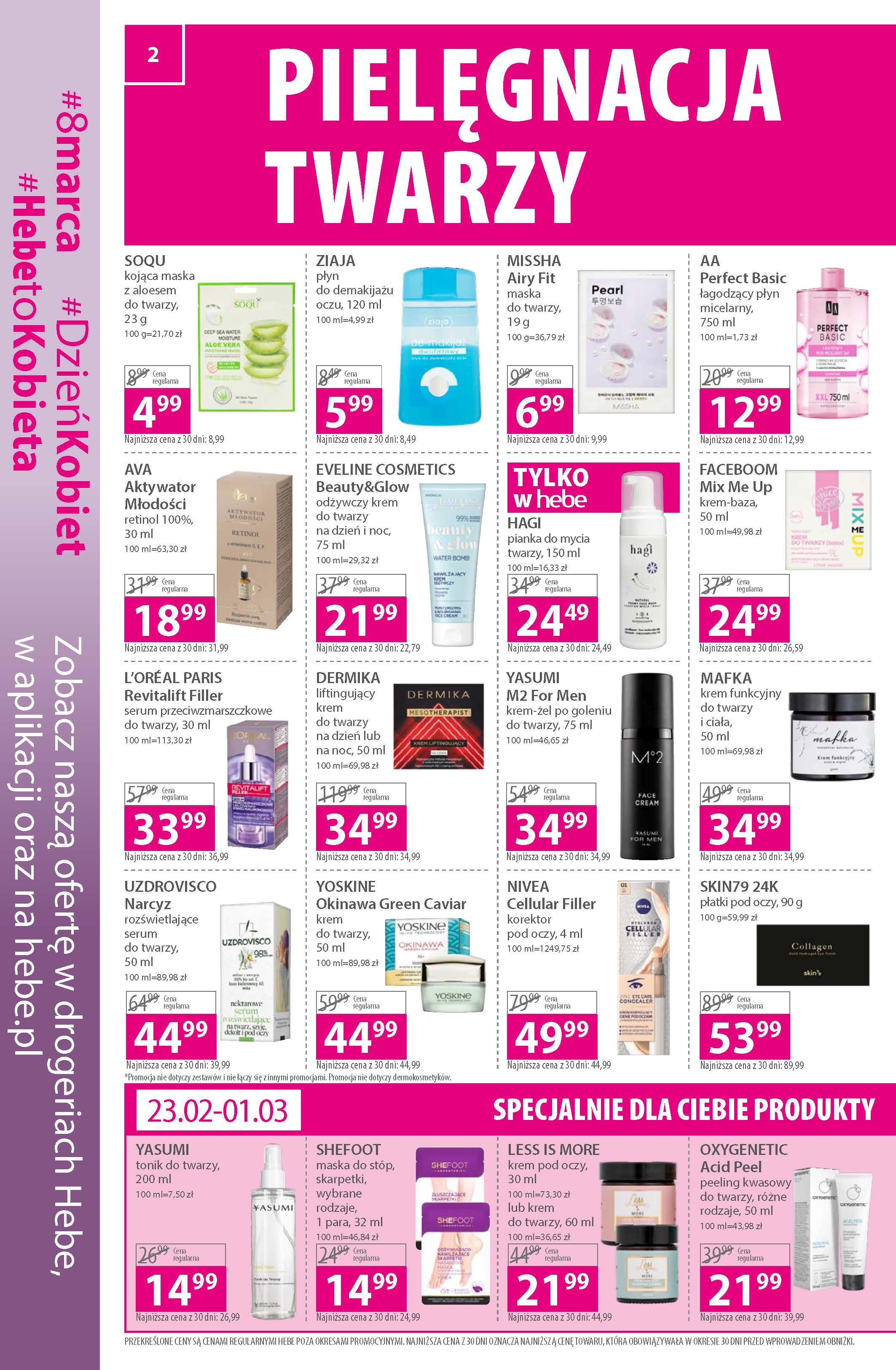 Gazetka promocyjna Hebe str. 2