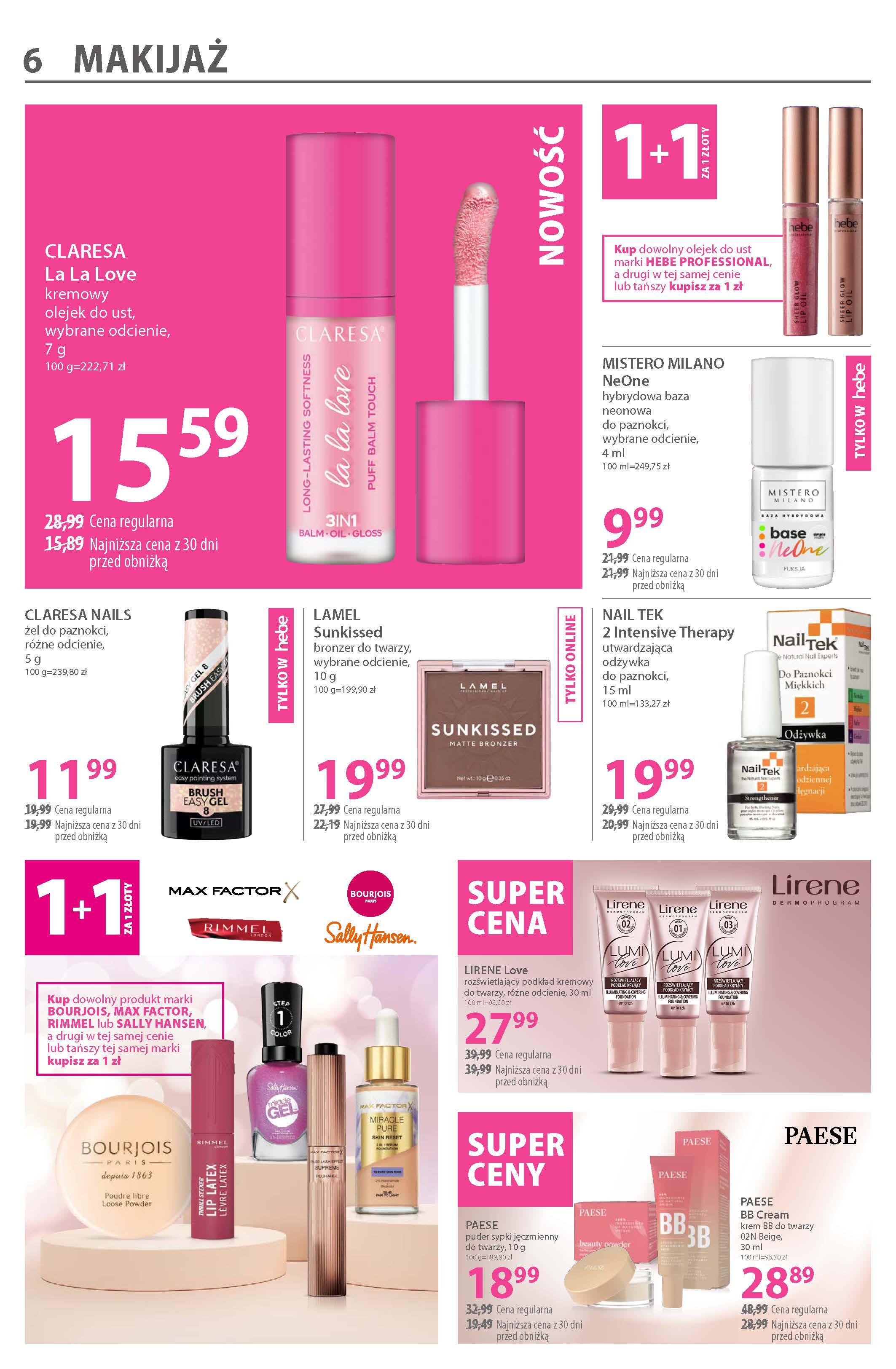 Gazetka promocyjna Hebe str. 6